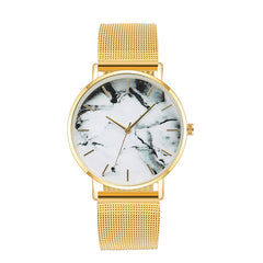 Rose Gold Mesh Women's Wrist Watch